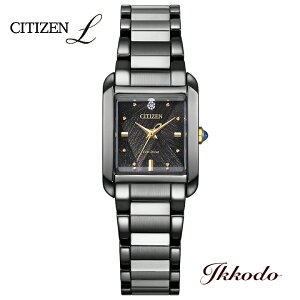 LIGHT in BLACK Eco-Drive 50th Anniversary Edition �V�`�Y�� L �G�� SQUARE Collection �G�R �h���C�u �\�[���[ 21.5mm ���K�i ���f�B�[�X�r���v EW5636-55E EW563655E