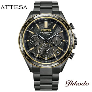 LIGHT in BLACK Eco-Drive 50th Anniversary Edition ���E����1,900�{ �V�`�Y�� �A�e�b�T CITIZEN ATTESA ACT Line �u���b�N�`�^�V���[�Y GPS�q���d�g���v �X�[�p�[�`�^�j�E�� 44.6mm 10�C���h�� ���K�i CC4078-51E CC407851E
