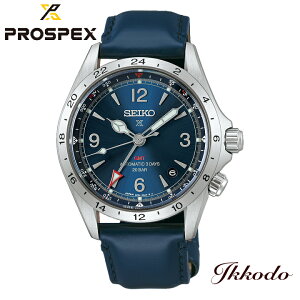 �Z�C�R�[ SEIKO �v���X�y�b�N�X PROSPEX Alpinist �A���s�j�X�g GMT 20�C���h�� �u���[������ �J�[�t���U�[�o���h ���K�i �r���v HBC008J