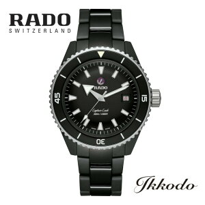 �y���w�����T�Ώۏ��i�zRADO ���h�[ Captain Cook �L���v�e���N�b�N High-Tech Ceramic Diver �n�C�e�N�Z���~�b�N�X 43mm 30�C���h�� �����Y�r���v ���{�������K�i 2�N�ԃ��[�J�[�ۏ� R32129152