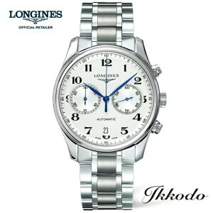 �y���w�����T�Ώۏ��i�z�����W�� LONGINES �}�X�^�[�R���N�V���� 2�J�E���^�[�N���m�O���t �������� �V���o�[������ �X�e�����X�P�[�X���u���X 40�~�� 3�C���h�� �f�C�g ���{�������K�i L2.629.4