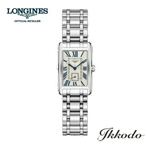 �y���w�����T�Ώۏ��i�z�����W�� LONGINES �h���`�F���B�[�^ �N�H�[�c �A�C�{���[���[�}���_�C�A�� �X�e�����X�P�[�X���u���X 20.8X32�~�� �X���Z�R�b�j 3�C���h�� ���{�������K�i L5.255.4.71.6�yL