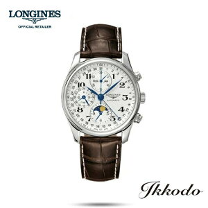 ywTΏۏizW LONGINES }X^[RNV gvJ_[ [tFCY NmOt  XeXP[X AQ[^[Xgbv 3Ch 40mm Ki 