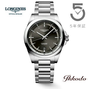 �y���w�����T�Ώۏ��i�z�����W�� LONGINES �R���N�G�X�g CONQUEST �������� 38mm 10�C���h�� ���K�i �r���v 5�N�ԃ��[�J�[�ۏ� L3.720.4.52.6 L37204526