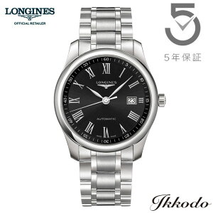 �y���w�����T�Ώۏ��i�z�����W�� LONGINES �}�X�^�[�R���N�V���� MASTER COLLECTION �������� 40mm 3�C���h�� ���{�������K�i �����Y�r���v 5�N�ԃ��[�J�[�ۏ� L2.793.4.59.6 L27934596