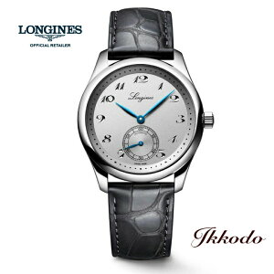 �y���w�����T�Ώۏ��i�z�����W�� LONGINES �}�X�^�[�R���N�V���� 38.5mm �������� �V���o�[������ 3�C���h�� ���K�i �r���v L2.843.4.73.2�yL28434732�z