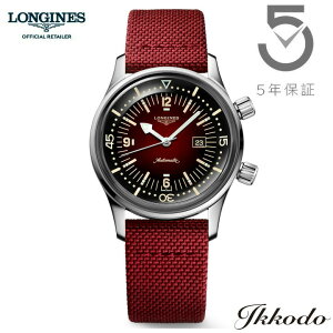 ywTΏۏizW LONGINES WFh_Co[  36mm 30Ch Ki fB[Xrv 5Nԃ[J[ۏ L3.374.4.40.2 L33744402