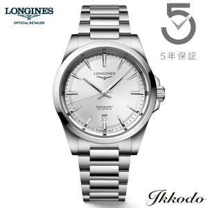 �y���w�����T�Ώۏ��i�z�����W�� LONGINES �R���N�G�X�g CONQUEST 2023 �������� 41mm 10�C���h�� ���K�i �����Y�r���v 5�N�ԃ��[�J�[�ۏ� L3.830.4.72.6 L38304726