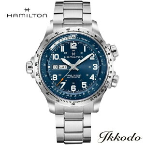 ywTΏۏizy2000~N[|zn~g HAMILTON J[LX-EBh X-Wind Day Date Auto  45~ XeXP[X&uX 10Ch Ki 2Nۏ H77765141yz
