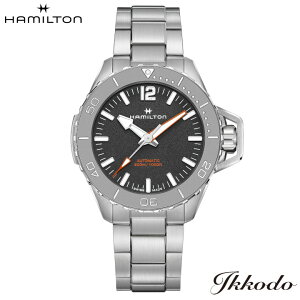 �y���w�����T�Ώۏ��i�z�y�n�~���g���E�G�X�g�|�[�`�v���[���g�z�n�~���g�� HAMILTON �J�[�L �l�C�r�[ OPENWATER AUTO �I�[�v���E�H�[�^�[�I�[�g �������� 46mm 30�C���h�� ���{�������K�i 2�N�ԃ�