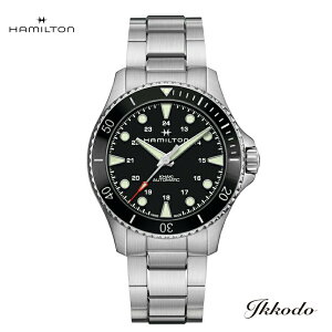 �y���w�����T�Ώۏ��i�z�n�~���g�� HAMILTON �J�[�L �l�C�r�[�X�L���[�o �I�[�g Scuba Auto H-10�������� 43�~�� �u���b�N������ �X�e�����X�P�[�X&�u���X 30�C���h�� ���{�������K�i 2�N�ۏ� ����