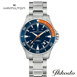 �y���w�����T�Ώۏ��i�z�n�~���g�� HAMILTON �J�[�L �l�C�r�[�X�L���[�o Scuba Auto H-10�������� 40�~�� �u���[������ �X�e�����X�P�[�X&�u���X 10�C���h�� ���K�i 2�N�ۏ� �����Y�r���v H82365141