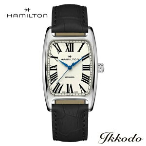 �y���w�����T�Ώۏ��i�z�n�~���g�� HAMILTON �{���g�� Boulton �芪�� 34.5mm×38.8mm �X�e�����X�P�[�X �J�[�t�X�g���b�v �z���C�g������ 5�C���h�� ���K�i 2�N�ۏ� H13519711