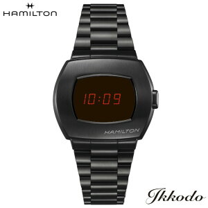 �y���w�����T�Ώۏ��i�z�n�~���g�� HAMILTON PSR DIGITAL QUARTZ �p���T�[ �N�H�[�c �X�e�����X�P�[�X&�u���X �u���b�NPVD�R�[�e�B���O 40.8mm 10�C���h�� ���{�������K�i 2�N�ۏ� �r���v H52404130 ������