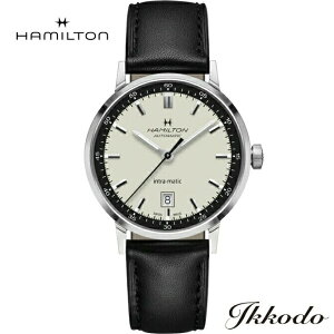 �y���w�����T�Ώۏ��i�z�n�~���g�� HAMILTON �C���g���}�e�B�b�N �I�[�g Intra-Matic Auto �������� 80���ԃp���[���U�[�u 40�~�� �z���C�g������ �X�e�����X�P�[�X 5�C���h�� ���{�������K�i 2�N��
