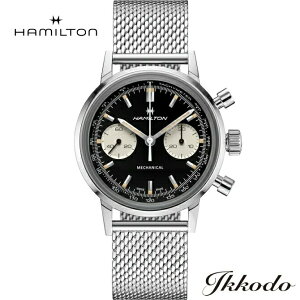 �y���w�����T�Ώۏ��i�z�n�~���g�� HAMILTON �A�����J�� �N���V�b�N �C���g���}�e�B�b�N Intra-Matic Chronograph H �N���m�O���t �芪�� 40mm 10�C���h�� ���{�������K�i 2�N�ۏ� �����Y�r���v �j���@
