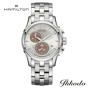 ywTΏۏizy2000~N[|zn~g HAMILTON WY}X^[ NmNH[c Jazzmaster Chrono Quartz 42~ Vo[_C XeXP[X&uX 10Ch {
