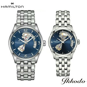ywTΏۏizy2000~N[|zn~g HAMILTON WY}X^[I[vn[gI[g Open Heart Auto  yAEHb` 42mm/36mm u[ 5Ch {Ki 
