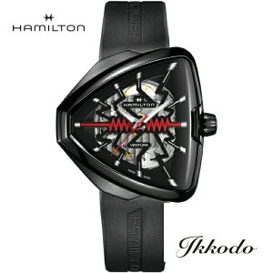 �y���w�����T�Ώۏ��i�z�n�~���g�� HAMILTON �x���`���� �G�����B�X80�X�P���g���I�[�g Ventura Elvis80 Skeleton Auto �������� 42.5x44.6�~�� �X�P���g�������� �u���b�NPVD 5�C���h�� ���K�i 2�N�ۏ� �r