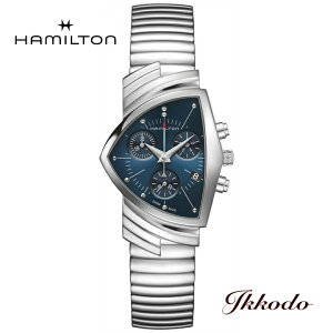 ywTΏۏizy2000~N[|zn~g HAMILTON x` NmNH[c Ventura Chrono Quartz NH[c NmOt 32,3mm x 50,3mm u[ XeXP[X tbN