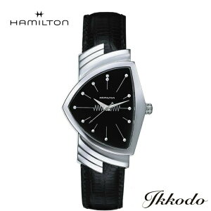 �y���w�����T�Ώۏ��i�z�n�~���g�� HAMILTON �x���`���� �N�H�[�c Ventura Quartz �����Y�r���v 32,3mm x 50,3mm �u���b�N������ �X�e�����X�P�[�X �u���b�N�J�[�t�X�g���b�v 5�C���h�� ���{�������K�i