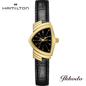 �y���w�����T�Ώۏ��i�z�n�~���g�� HAMILTON �x���`���� �N�H�[�c Ventura ���f�B�[�X 24mm×36mm �u���b�N������ YGPVD 5�C���h�� ���{�������K�i 2�N�ۏ� H24101731