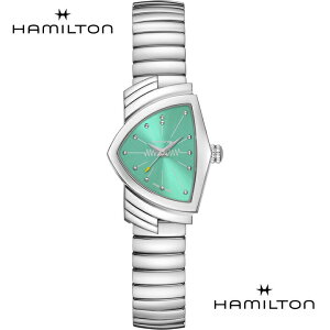 �y���w�����T�Ώۏ��i�z�n�~���g�� HAMILTON �x���`���� ���f�B �N�H�[�c Ventura Lady Quartz �N�H�[�c ��36mm×24mm �t���b�N�X�o���h �֕��^�C�v ���K�i 2�N�ۏ� H24211142
