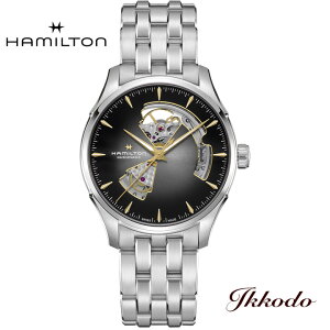 �y���w�����T�Ώۏ��i�z�n�~���g�� HAMILTON �W���Y�}�X�^�[ �I�[�v���n�[�g Jazzmaster Open Heart Auto �������� 40�~�� 5�C���h�� ���K�i 2�N�ۏ� H32675181