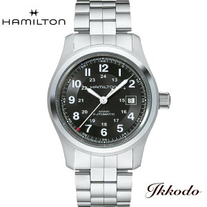 �y���w�����T�Ώۏ��i�z�n�~���g�� HAMILTON �J�[�L �t�B�[���h �I�[�g Khaki Field Auto �������� 42�~�� �u���b�N������ �X�e�����X�P�[�X 10�C���h�� ���K�i 2�N�ۏ� H70515137