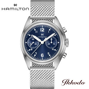 �y���w�����T�Ώۏ��i�z�n�~���g�� HAMILTON �J�[�L�A�r�G�[�V���� KHAKI AVIATION PIONEER MECHANICAL CHRONO �p�C�I�j�A ���J�j�J�� �N���m �芪�� 40mm 10�C���h�� �����Y�r���v ���K�i 2�N�ԃ��[�J�[�ۏ�
