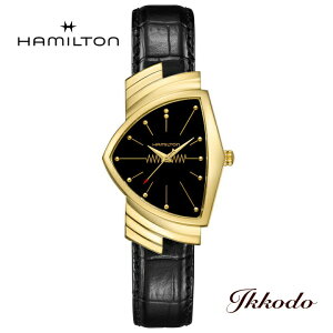 �y���w�����T�Ώۏ��i�z�n�~���g�� HAMILTON �x���`���� �N�H�[�c Ventura Quartz �N�H�[�c �a��60���N�L�O���f�� �����Y 32.3mm×50,3mm �u���b�N�_�C���� YGPVD �u���b�N�J�[�t�X�g���b�v 5�C���h�� ��
