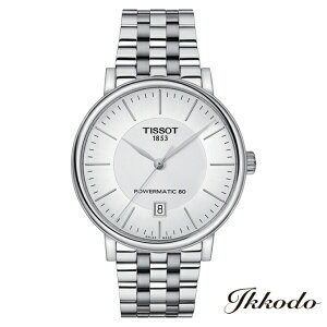 �y���w�����T�Ώۏ��i�zTISSOT �e�B�\ T-�N���V�b�N CARSON PREMIUM �������� 80���ԃp���[���U�[�u �V���o�[�_�C�A�� �X�e�����X�X�`�[���P�[�X&�u���X 5�C���h�� ���K�i 2�N�ۏ� T122.407.11.031.00 �yT