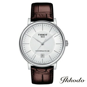 �y���w�����T�Ώۏ��i�zTISSOT �e�B�\ T-�N���V�b�N CARSON PREMIUM �������� 80���ԃp���[���U�[�u �V���o�[�_�C�A�� �X�e�����X�X�`�[���P�[�X ���U�[�X�g���b�v 5�C���h�� ���K�i 2�N�ۏ� T122.407