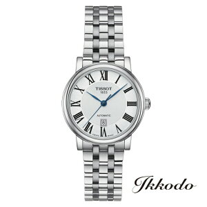 ywTΏۏizTISSOT eB\ CARSON PREMIUM AUTOMATIC LADY J[\v~A  fB[Xrv XeXP[X&uX 30mm 5Ch rv {Ki 2Nۏ T122.207.11.0