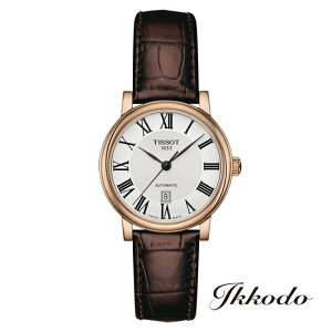 ywTΏۏizTISSOT eB\ CARSON PREMIUM AUTOMATIC LADY J[\v~A  fB[Xrv ([YS[hPVD) J[tXgbv 30mm 5Ch rv {Ki 2N