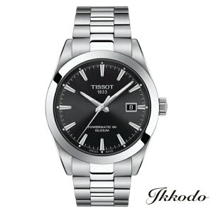 【ご購入特典対象商品】TISSOT ティソ T-CLASSIC Gentleman ジェントルマン 自動巻き 80時間パワーリザーブ ステンレススチールケース&ブレス 40mm 10気圧防水 腕時計 日本国内正規品 2年保証 T127.407.11