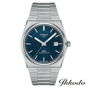 ywTΏۏizTISSOT eB\ T-CLASSIC PRX POWERMATIC 80 AUTOMATIC  u[ XeXX`[P[XuX 40mm 10Ch Yrv Ki 2Nۏ T137.407.11.041.00 yT1374