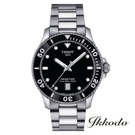 【ご購入特典対象商品】TISSOT ティソ SEASTAR シースター 1000 クォーツ 40mm 30気圧防水 メンズ腕時計 日本国内正規品 2年間メーカー保証 T120.410.11.051.00 T1204101105100