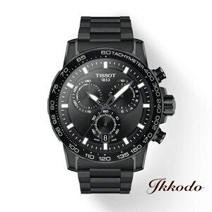 �y���w�����T�Ώۏ��i�zTISSOT �e�B�\ SUPERSPORT CHRONO �X�[�p�[�X�|�[�c�N���m �N�H�[�c �u���b�NPVD ���{�������K�i 2�N�ۏ؁@�����Y�r���v T125.617.33.051.00�yT1256173305100�z
