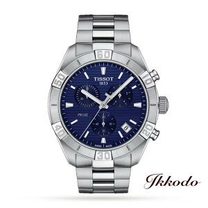 ywTΏۏizTISSOT eB\ PR 100 CHRONOGRAPH s[A[100 NmOt u[ 44mm 10Ch rv Ki 2Nۏ T101.617.11.041.00 T1016171104100