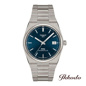 ywTΏۏizTISSOT eB\ T-CLASSIC PRX POWERMATIC 80 AUTOMATIC `^jE `^ 38mm  u[ 10Ch rv Ki 2Nۏ T137.807.44.041.00 T1378074404100