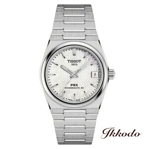 ywTΏۏizTISSOT eB\ T-CLASSIC PRX POWERMATIC 80 AUTOMATIC  35mm zCg}U[Iup[ 10Ch rv Ki 2Nԃ[J[ۏ T137.207.11.111.00yT1372071111100z