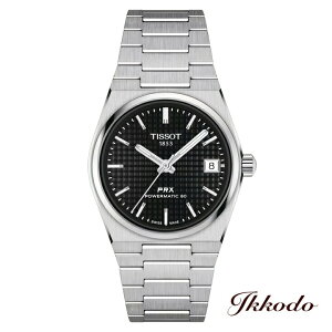 ywTΏۏizTISSOT eB\ T-CLASSIC PRX POWERMATIC 80 AUTOMATIC  35mm ubN 10Ch rv Ki 2Nԃ[J[ۏ T137.207.11.051.00yT1372071105100z