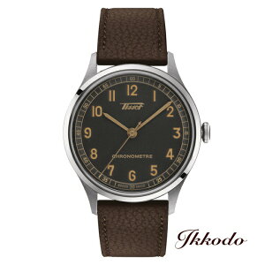 �y���w�����T�Ώۏ��i�zTISSOT �e�B�\ �w���e�[�W 1938 COSC �N���m���[�^�[ �������� 39mm �r���v ���K�i 3�N�ۏ� T142.464.16.062.00�yT1424641606200�z