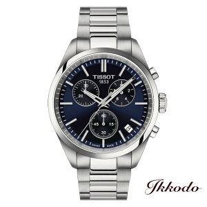 ywTΏۏizTISSOT eB\ PR 100 CHRONOGRAPH s[A[100 NmOt u[ 40mm 10Ch rv Ki 2Nۏ T150.417.11.041.00 T1504171104100