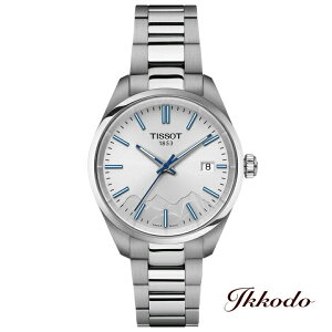 �y���w�����T�Ώۏ��i�zTISSOT �e�B�\ PR 100 Jungfraubahn �s�[�A�[��100 �����O�t���E �X�e�����X�P�[�X 34mm 10�C���h�� �r���v ���K�i 2�N�ۏ� T150.210.11.031.01 T1502101103101