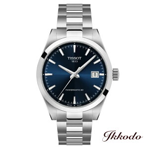 �y���w�����T�Ώۏ��i�zTISSOT �e�B�\ T-CLASSIC Gentleman �W�F���g���}�� �������� 80���ԃp���[���U�[�u 38mm 10�C���h�� �r���v ���{�������K�i 2�N�ۏ� T165.807.11.041.00 T1658071104100