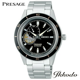 【セイコーウォッチサロン特典1年延長保証付き】セイコー SEIKO プレザージュ PRESAGE ベーシックライン Basic Line Style 60's 4R39自動巻き（手巻つき） ステンレスケース 40.8mm 5気圧防水 メンズ腕時計 男性 紳士 日本国内正規品 SARY191 送料無料