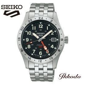 セイコー SEIKO ファイブスポーツ 5スポーツ 5 Sports Field Sports Style 自動巻き GMT 39.4mm 10気圧防水 メンズ腕時計 正規品 1年間メーカー保証 SBSC011