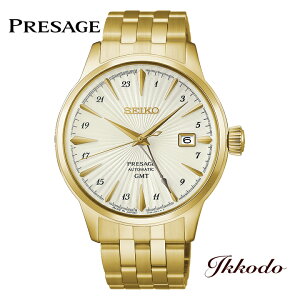 �y���\��i10��9�������\��z�Z�C�R�[ SEIKO �v���U�[�W�� �J�N�e���^�C�� PRESAGE Cocktail Time �������� GMT 40.5mm 5�C���h�� ���K�i �r���v HCB004J
